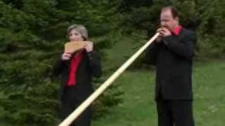 AlpPan Duo  Bergfrieden Alphorn amp Panflöte [upl. by Ulda]