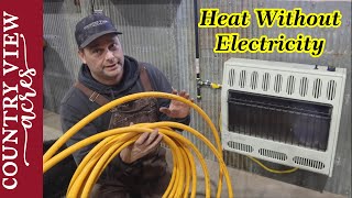 Installing Flexible Gas lines and Propane Heaters in the Workshop [upl. by Dagny]