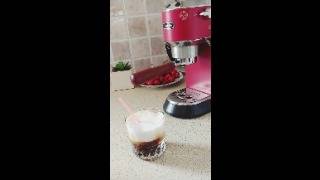 How to make Freddo Cappuccino coffee with DeLonghi Dedica EC685 ✅️ [upl. by Colver]