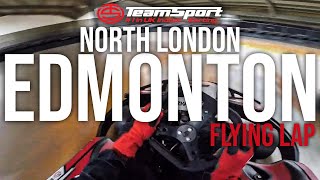 Flying Lap  TeamSport Karting North London Edmonton [upl. by Eckel]