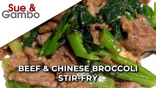 Beef amp Chinese broccoli stir fry Recipe [upl. by Rutger]