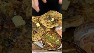 Amritsari Kulcha ASMR Cooking  shorts food cooking asmr recipe indianasmrworld streetfood [upl. by Colburn873]