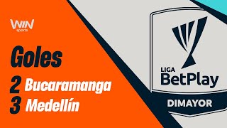 Bucaramanga vs Medellín goles  Liga BetPlay Dimayor 20242  Fecha 16 [upl. by Nywles]