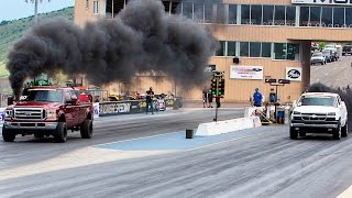 14Mile Drag Race – Diesel Power Challenge 2016 [upl. by Gaudette]