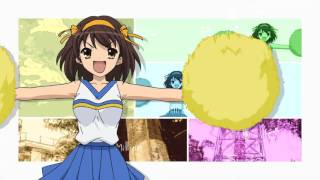 The Melancholy of Haruhi Suzumiya Opening 1 Bouken Desho Desho HD 1080p [upl. by Norita]