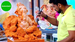 Ganesh Idol Making  Rubber Mold Making Technique Explained [upl. by Lev]