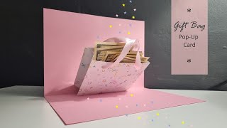 Creative Ways to Give Money – Pop Up Bag  Gift Card [upl. by Sill]