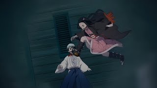 NEZUKO VS SUSAMARU TEMARI GIRL 「4K QUALITY WITH CC」DEMON SLAYER KIMETSU NO YAIBA  TUFOD [upl. by Breanne]