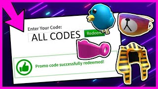 ALL ROBLOX PROMOCODES 2014  2021 [upl. by Astto]