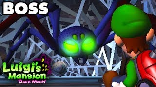 Luigis Mansion Dark Moon  Gloomy Manor  Confront the Source Boss Fight Nintendo 3DS [upl. by Lenra468]