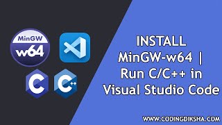 Install MinGWw64 using MSYS2 to Run CC Programs in Visual Studio Code [upl. by Hsina]