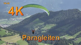 Paragleiter  Gleitschirmfliegen in Wildschönau in Tirol in 4K Ultra HD 88 [upl. by Filbert]