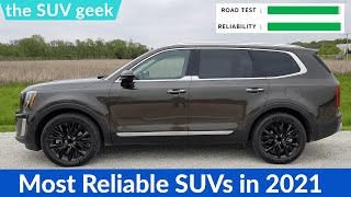 Most Reliable Midsized SUVs  2021 Models [upl. by Pinzler]