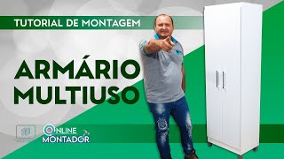 Como montar Armário multiuso EE Móveis e Disign [upl. by Aphrodite]