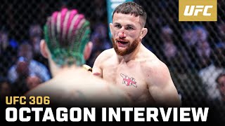 Merab Dvalishvili Octagon Interview  UFC 306 [upl. by Yrtua]