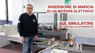 Funzionamento cancello elettrico con inversione di marcia motore [upl. by Nilla]