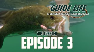 Leech Lake Area Smallmouth Bass Fishing  THE GUIDE LIFE WITH LOA  Jim Ernster [upl. by Sabec]