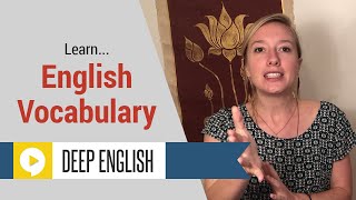 English Vocabulary  Hidden Meanings  Part 1 [upl. by Airehs852]