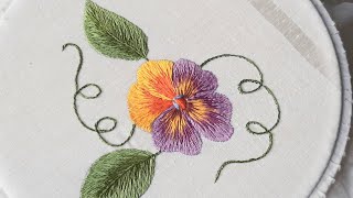 Вышивка гладью для начинающих Первые шаги Урок 8 Мережка Stitch embroidery for beginnersLesson8 [upl. by Ellemaj]