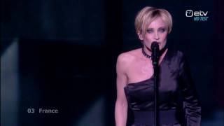 HD Patricia Kaas Et sil fallait le faire LIVE performance final Eurovision Song Contest 2009 France [upl. by Heringer]