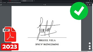 COMO FIRMAR EN UN PDF SIN IMPRIMIR NI ESCANEAR 2023 [upl. by Cahilly716]