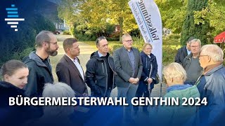 VolksstimmeAktion zur Bürgermeisterwahl in Genthin [upl. by Sheehan]