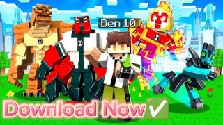 Minecraft Ben 10 mod for MCPE The easiest way to downloadFor Minecraft 119121💯 [upl. by Hogarth]