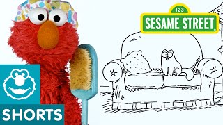 Sesame Street Simons Cat and Elmo take a Nap [upl. by Liu]