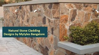 Natural Stone Cladding  Mytyles Bangalore  New Designs [upl. by Hercule826]