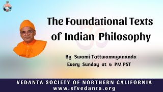 90 The Foundational Texts of Indian Philosophy  AchintyaBhedaAbheda  Swami Tattwamayananda [upl. by Pompei]