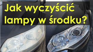 Jak wyczyścić lampy od wewnątrz na przykładzie Citroen C5 How to clean headlights from the inside [upl. by Wise]