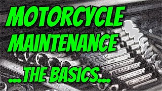 Motorcycle Maintenance For Beginners  What You Need To Know  The Basics [upl. by Holmen]