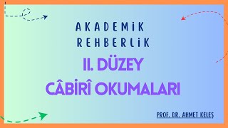 AHLÂKÎ AKIL OKUMALARI 2 GİRİŞ B CÂBİRÎ İÇİN AKLIN ANLAMI [upl. by Lefty]