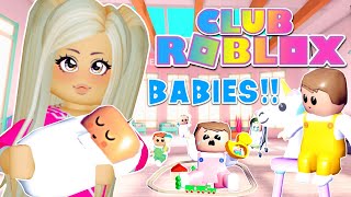 🍼 Club Roblox BABIES 🍼 Everything You Need to Know About Club Roblox Babies Club Roblox Baby Update [upl. by Akema724]