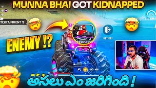 Munna Bhai Got Kidnaped By Enemy 😢 Last Zone 41 Alive 😶  Free Fire Telugu  MBG ARMY [upl. by Schrader162]