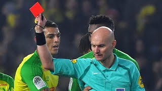 French football referee banned after kicking out [upl. by Eneres]