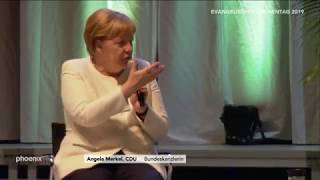 37 Deutscher Evangelischer Kirchentag ua Reden von Merkel und JohnsonSirleaf am 220619 [upl. by Nnahgem]