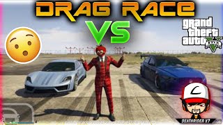 GTA 5  NEW DLC CAR JUGULAR VS NEON  DRAG RACE 2019  WHO WILL WIN [upl. by Carny148]