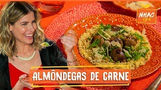 Almôndegas de carne com hortelã e limão  Cozinha Prática  Rita Lobo [upl. by Aielam]