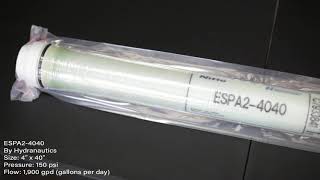 ESPA24040 4 x 40 150 psi Reverse Osmosis Membrane [upl. by Medovich]