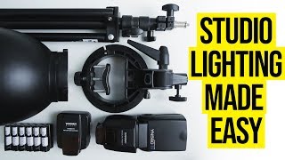 Best Studio Photography Lighting Kit for Beginners [upl. by Brockwell]