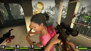 Left 4 Dead 2 Swamp Fever Part 4  The Plantation   Normal [upl. by Miran]