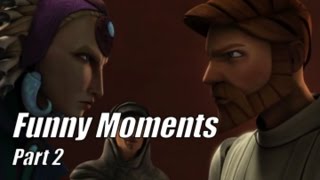 Star Wars The Clone Wars FunnyBanter Moments Part 2 [upl. by Leander]