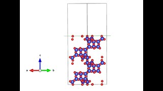 VESTA Software  Zeolite Framework Supercell with Vacuum  Chabazite [upl. by Adnilreb]