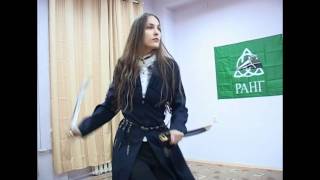 The Dance of Cossack Girl with a Sword  Arkona  Kupala and Kostroma HD [upl. by Olympium]