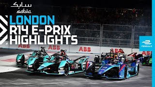 Racing THROUGH buildings ⚡  2022 SABIC London EPrix Round 14 Highlights [upl. by Leidba616]