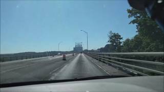 Driving over the CastletononHudson Bridge [upl. by Anibla250]