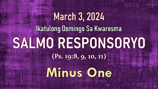 Salmo Responsoryo  March 3 2024  minus one [upl. by Defant848]