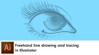 Freehand line drawing and tracing in Illustrator  DynamicSketch [upl. by Flam]