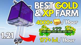 EASIEST XP amp GOLD Farm for Minecraft Bedrock 121 [upl. by Ettenrahc]